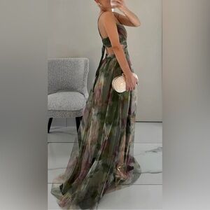 Elegant Floral Maxi Skirt